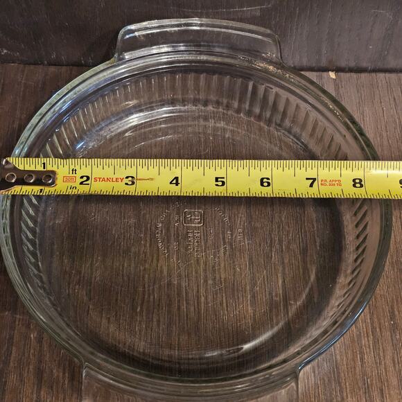 PYREX Clear 13x9x2 in Casserole Dish Baking Pan 232 - Picture 5 of 6